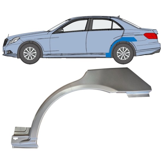 Galinė arka už Mercedes-Benz E-Class W212 2009-2016 / Kairė 14866 Galinė arka už Mercedes-Benz E-Class W212 2009-2016 / Kairė 14866
