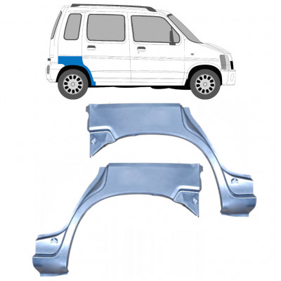 Galinė arka už Suzuki Wagon R+ 1993-2000 / Kairė + Dešinė / Rinkinys 9594