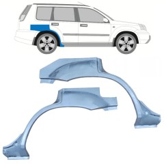 Galinė arka už Nissan X-Trail 2001-2007 / Kairė + Dešinė / Rinkinys 10129