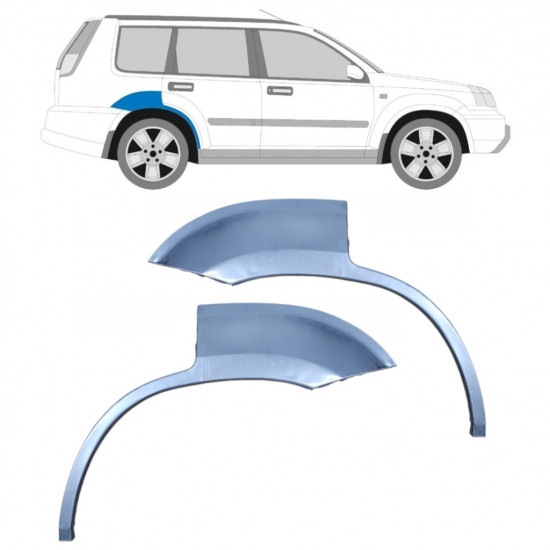 Galinė arka maža už Nissan X-TRAIL 2001-2007 / Kairė + Dešinė / Rinkinys 10571