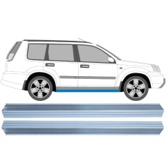 Slenkstis, apatinė už Nissan X-Trail 2001-2007 / Kairė + Dešinė / Rinkinys 11947