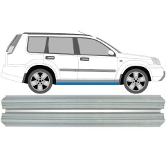 Slenkstis, apatinė už Nissan X-Trail 2001-2007 / Kairė + Dešinė / Rinkinys 10599