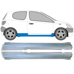 Visas slenkstis už Toyota Yaris 1999-2005 / Kairė + Dešinė / Rinkinys 9214