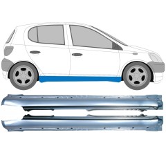 Visas slenkstis už Toyota Yaris 1999-2005 / Kairė + Dešinė / Rinkinys 9213
