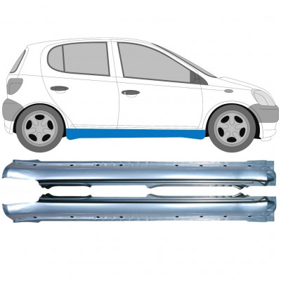 Slenkstis, apatinė už Toyota Yaris 1999-2006 / Kairė + Dešinė / Rinkinys 9213