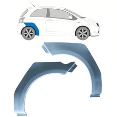 Galinė arka už Toyota Yaris 2006-2011 / Kairė + Dešinė / Rinkinys 11446