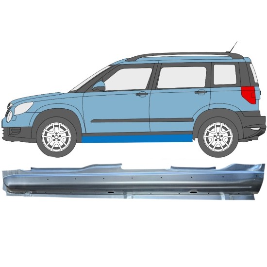 Visas slenkstis už Skoda Yeti 2009- / Kairė 15976