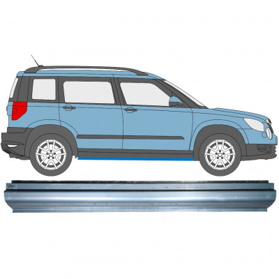 Slenkstis, apatinė už Skoda Yeti 2009- / Kairė = Dešinė (simetriška) 7201