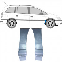 Sparno apatinė dalis už Opel Zafira 1999-2005 / Kairė + Dešinė / Rinkinys 9404