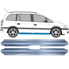 Slenkstis, apatinė už Opel Zafira A 1999-2005 / Kairė = Dešinė (simetriška) / Rinkinys 9714