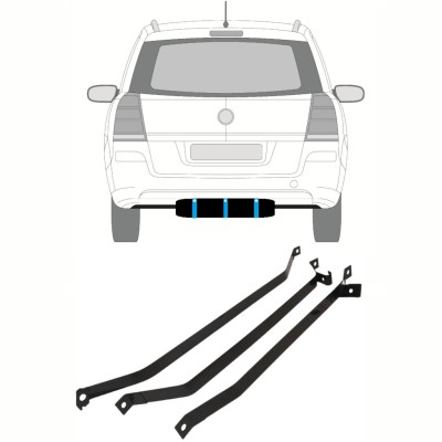 Kuro bako laikikliai už Opel Zafira B 2005-2012 16026