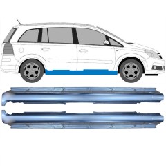 Visas slenkstis už Opel Zafira B 2005-2012 / Kairė + Dešinė / Rinkinys 10617