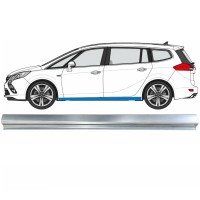 Slenkstis apatinė dalis už Opel Zafira C 2012-2019 / Kairė 17040