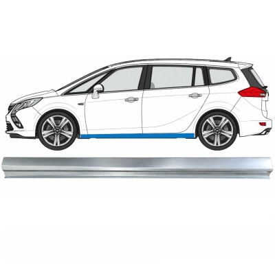Slenkstis apatinė dalis už Opel Zafira C 2012-2019 / Kairė 17040