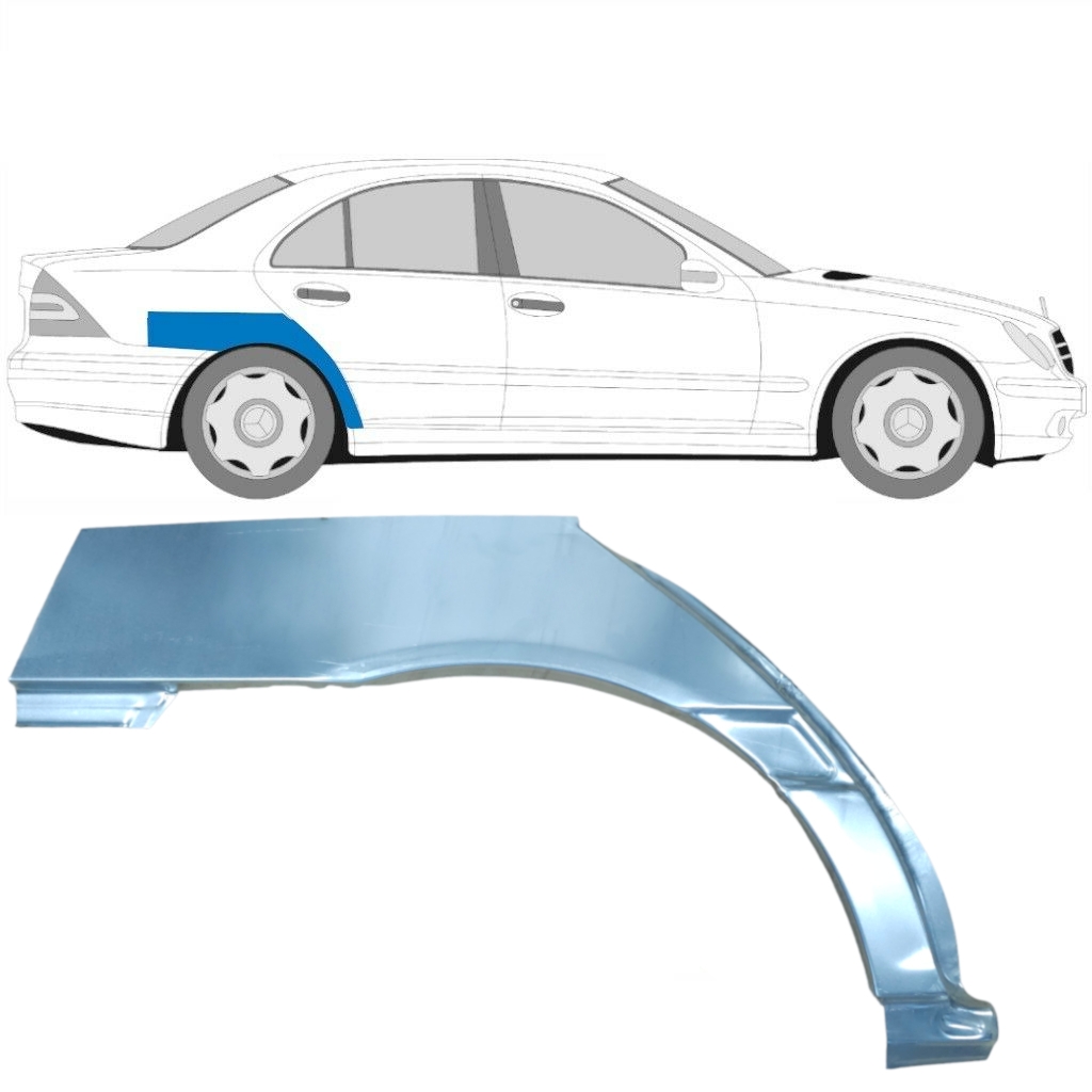 Galinė Arka Už Mercedes C-Class 2000-2007 / Dešinė 5906