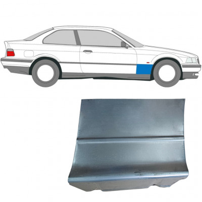 Sparno apatinė dalis už BMW E36 3 1990-2000 / Dešinė / COUPE 6210