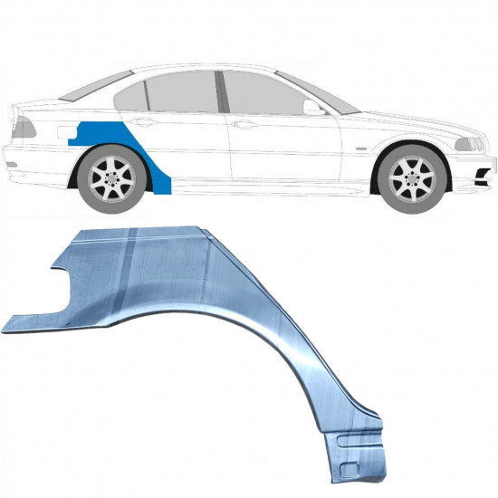 Galinė arka už BMW E46 3 1998-2005 / Dešinė 6206