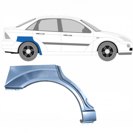 Galinė arka už Ford Focus 1998-2007  / Dešinė / SEDAN 6558