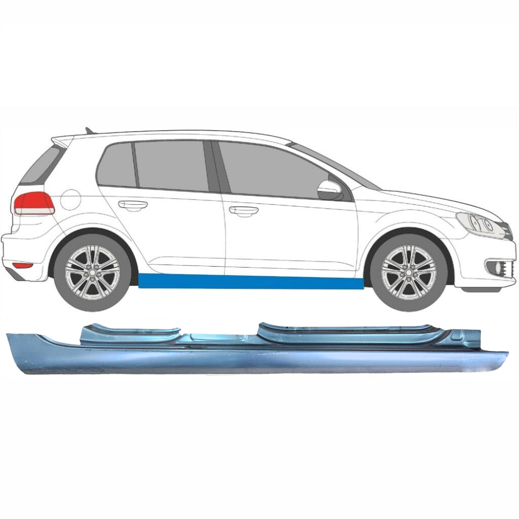 Visas Slenkstis Už Vw Golf 6 2008- / Dešinė 6299