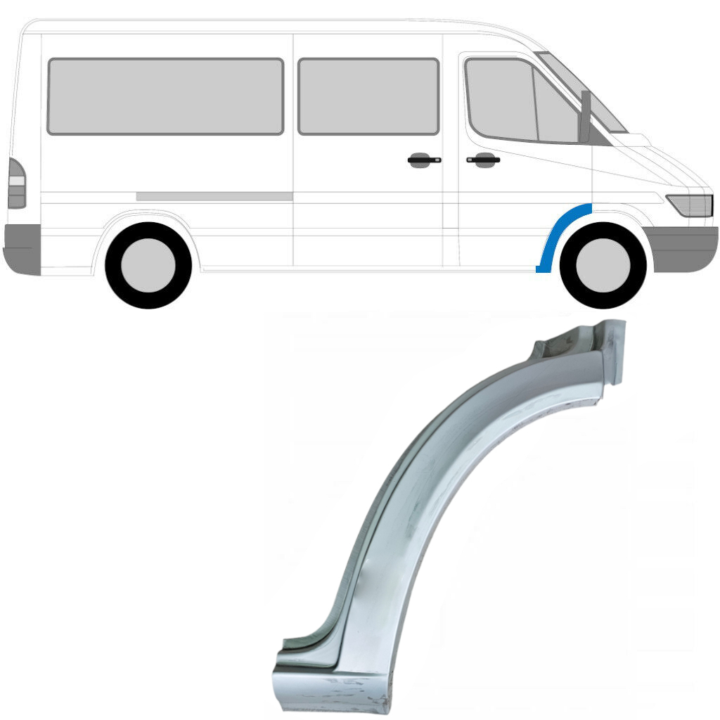Sparno Apatinė Dalis Už Mercedes Sprinter 1995-2006 / Dešinė 5301