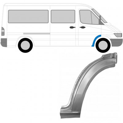 Sparno apatinė dalis už Mercedes Sprinter 1995-2006 / Dešinė 5301