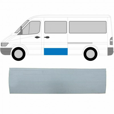 Stumdomų durų išorinė dalis už Mercedes Sprinter 1995-2006 / Kairė 5817