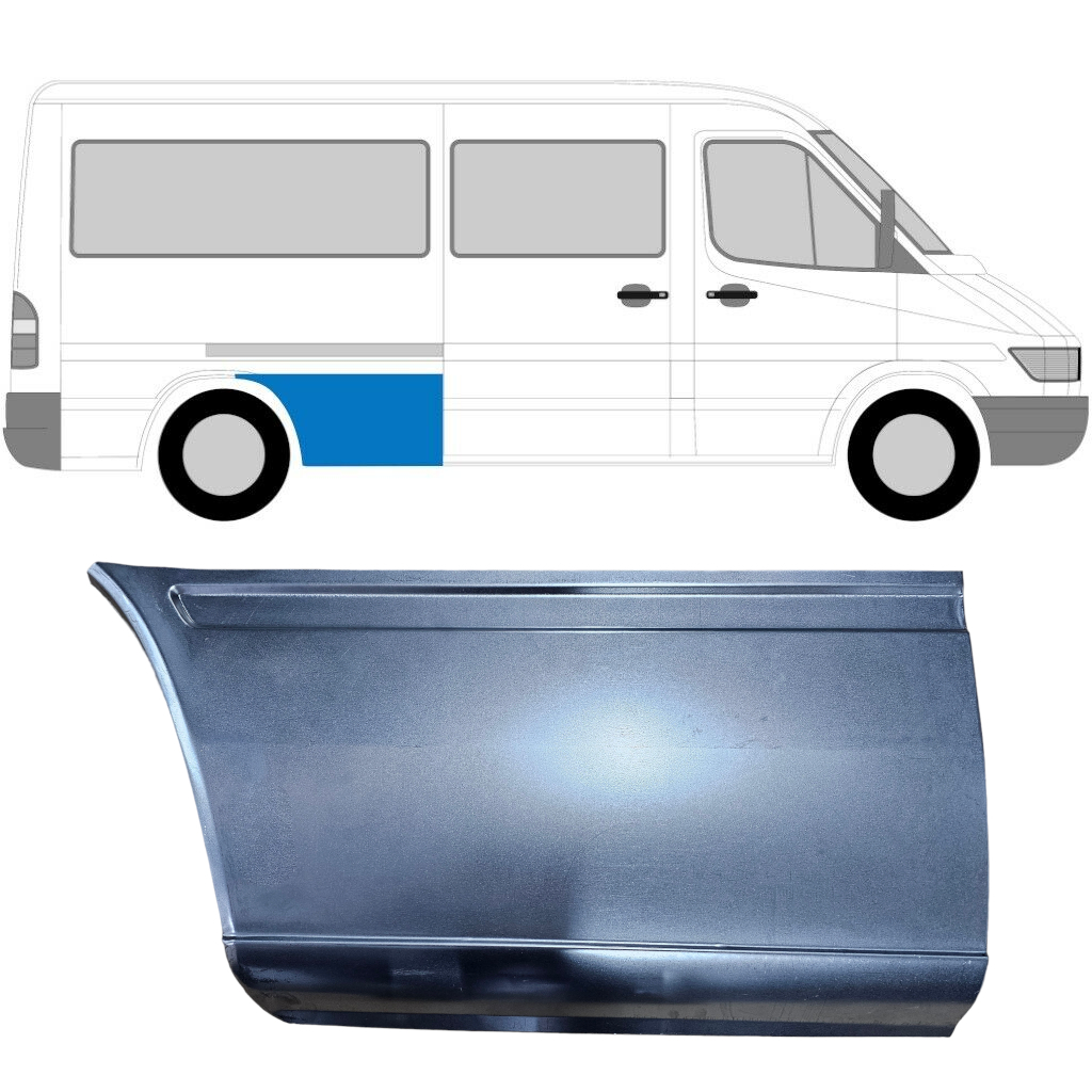 Galinė Arka Už Mercedes Sprinter 1995- / Mwb / Dešinė 5328