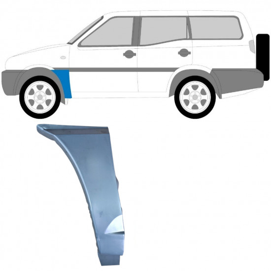 Sparno apatinė dalis už Nissan Terrano 1993-1999 / Kairė 6352